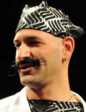 Freestyle Moustache Champion 2009 - Keith Haubrich (Gandhi Jones)