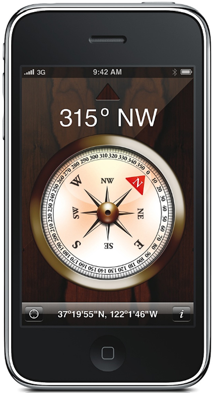 Apple iPhone 3GS Pictures: Built-in Digital Compass