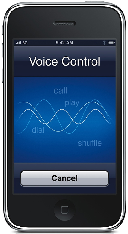 Apple iPhone 3GS Pictures: Voice Control