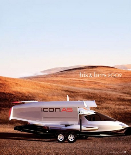 His & Hers ICON A5 Sports Aircraft and Pilot Training for Two ($250,000)